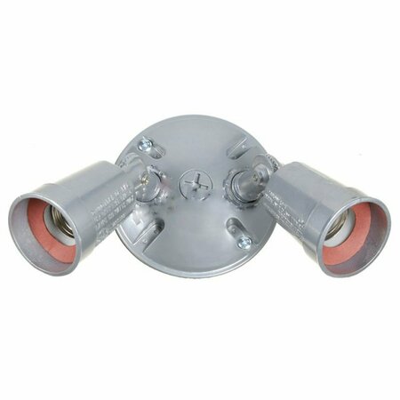 AMERICAN IMAGINATIONS 150W Cylindrical Grey Bulb Holder Plastic AI-37534